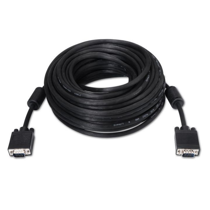 AISENS A113-0076 VGA Cable 20 m VGA (D-Sub) Black