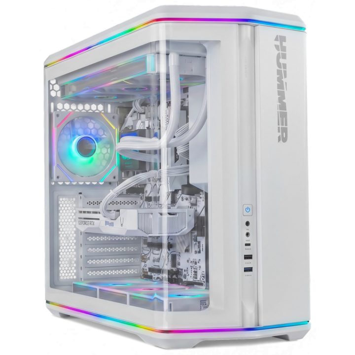 NOX Semitorre ATX Hummer Anvil Cristal Curvado Branco…