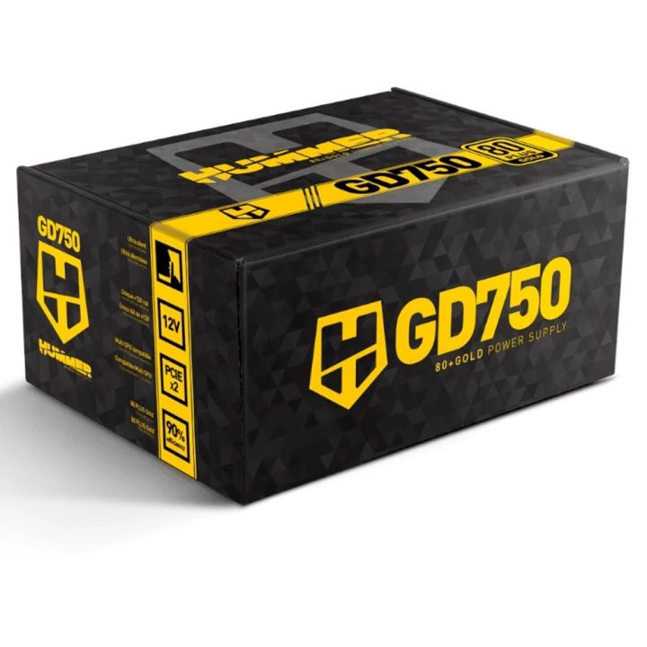 Nox HUMMER GDM750W Modular ATX3.1 80+GOLD Power Supply…