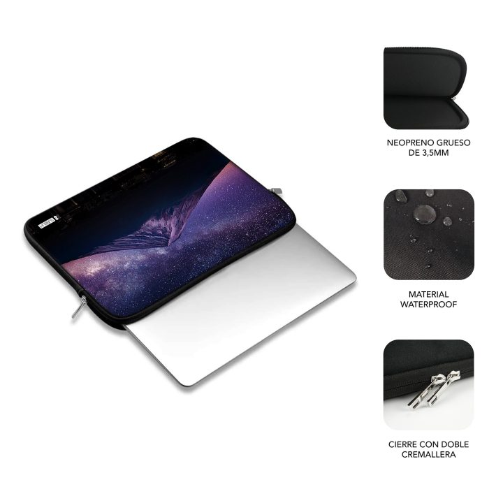 Capa para portátil Subblim trendy sleeve neo mountain 15,6 polegadas…