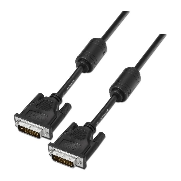 AISENS A117-0089 cabo DVI 1,8 m DVI-D Preto