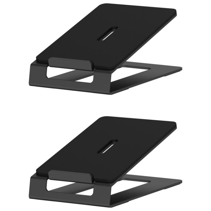 AISENS Soporte Universal De Sobremesa Para Altavoces, Negro