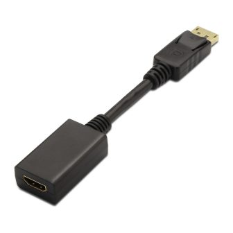 AISENS A125-0134 DisplayPort to HDMI Video Cable Adapter 0.15 m Black