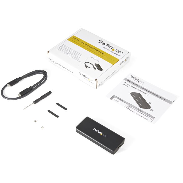 StarTech.com Caixa USB-C de 10Gbps para SSD NVMe M.2 - Caixa USB Tipo…