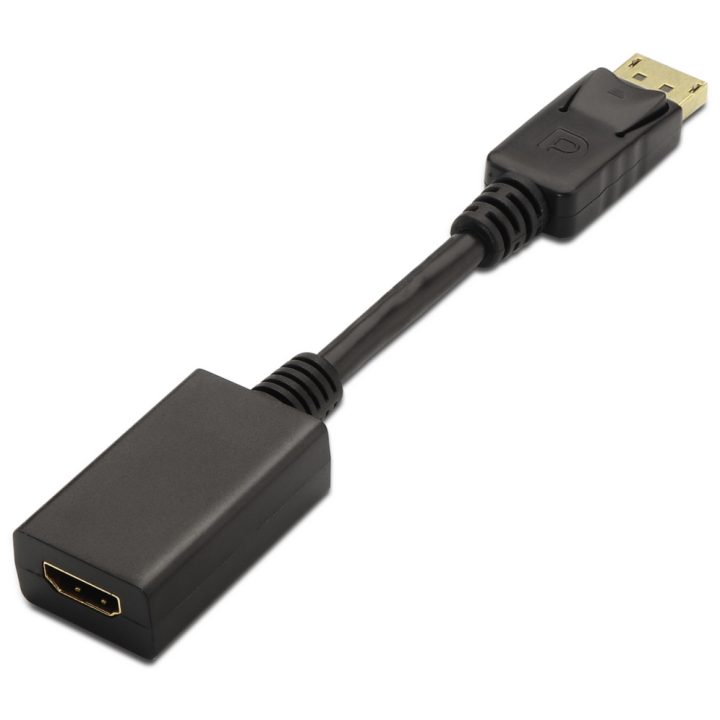 AISENS A125-0134 DisplayPort to HDMI Video Cable Adapter 0.15 m Black