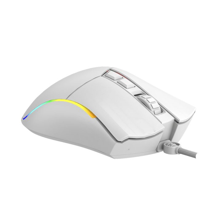 Rato Phoenix Gaming Void 12000 DPI de alto rendimiento branco RGB USB…