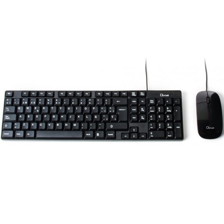 L-Link USB Keyboard + Mouse Kit LL-KB-816 Black (LL-KB-816-COMBO)