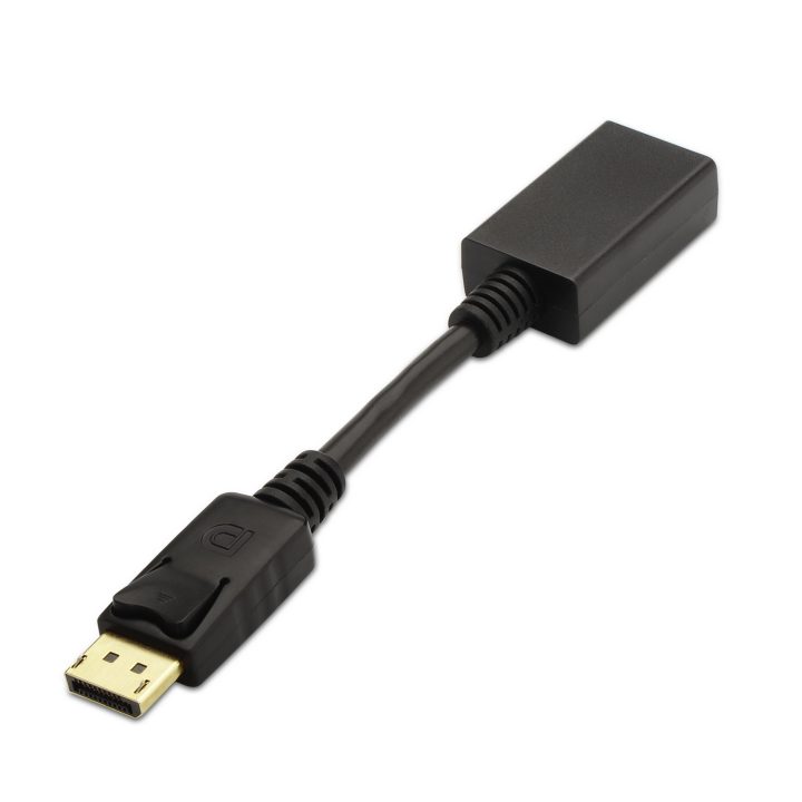 AISENS A125-0134 DisplayPort to HDMI Video Cable Adapter 0.15 m Black