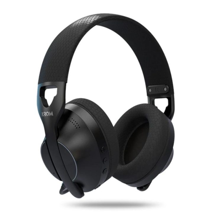 Krom Phase Wireless and Wired Over-Ear Headphones (NXKROMPHASEBK)
