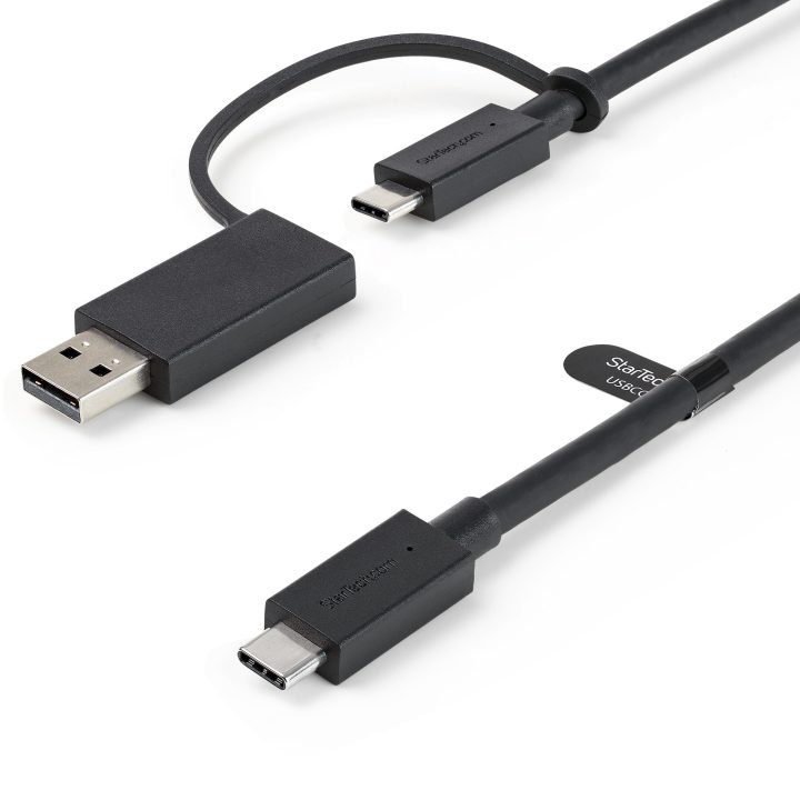 StarTech.com Cabo USB-C de 1m com Adaptador (Dongle) USB-A - Cabo…
