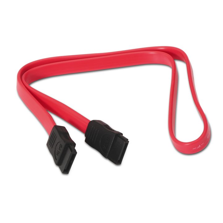AISENS A130-0153 cabo SATA 0,5 m SATA 7-pin Preto, Vermelho