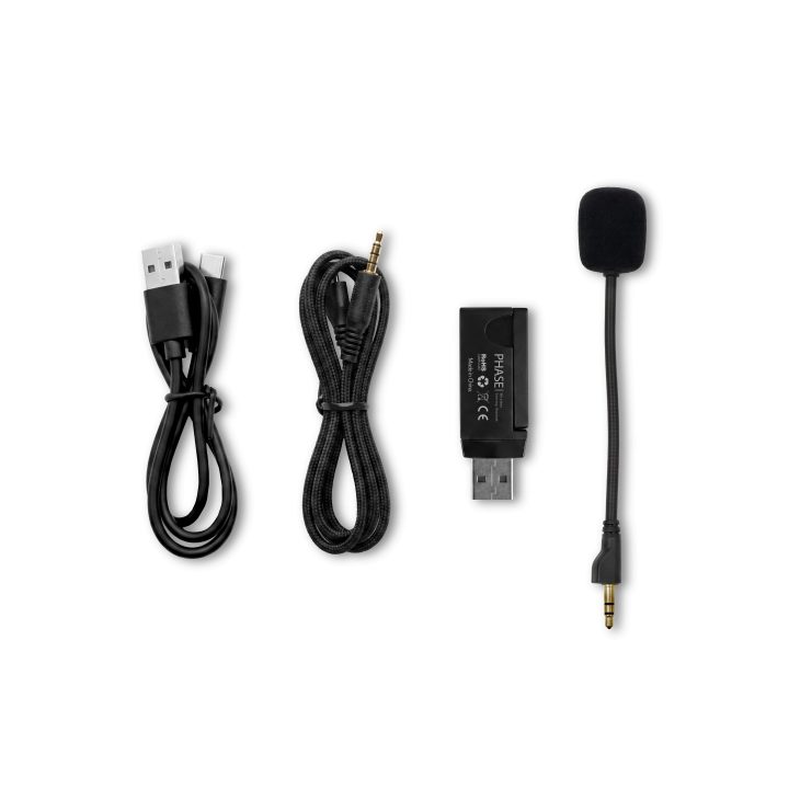 Krom Phase auscultadores de diadema sem fios e com fio (NXKROMPHASEBK)