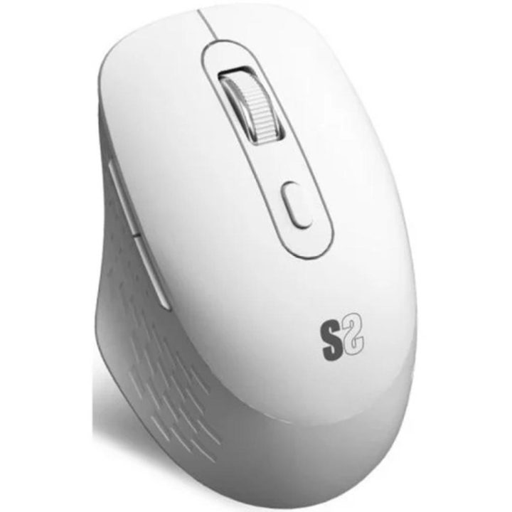 Subblim Curve Ergo Dual Wireless Mouse White (SUBMO-EDCUR02)