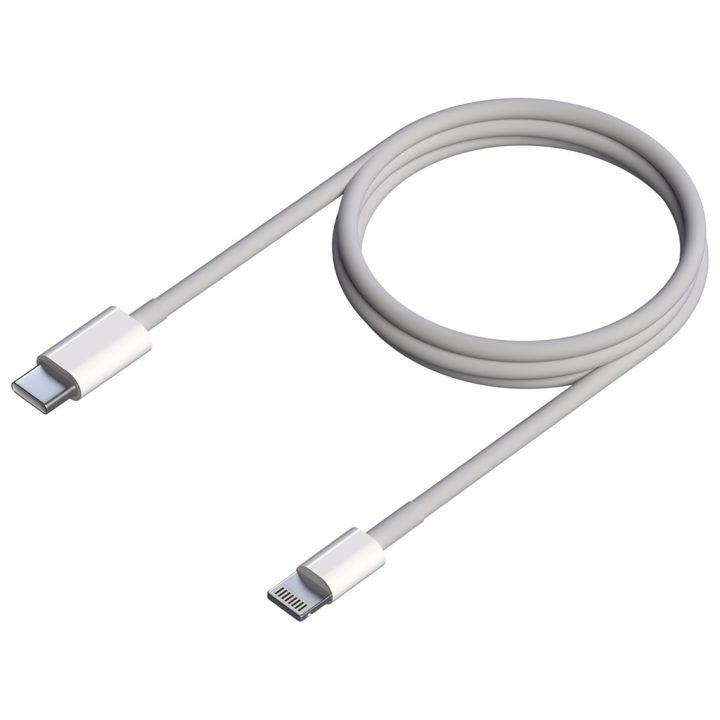 AISENS USB 2.0 USB-C A to Lightning PD 2A Cable, Lightning/M-USB-C/M…