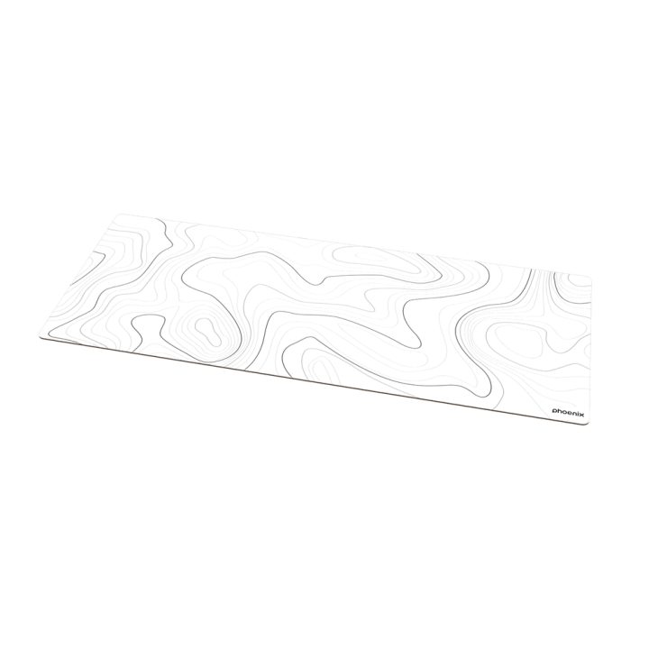 Phoenix Technologies Phoenix Stratos White Desk Mat 90 x 40 cm with…