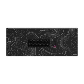 Phoenix Technologies Phoenix Stratos Desk Mat for Mouse Black 90 x 40…