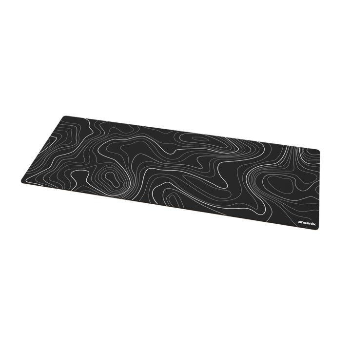 Phoenix Technologies Phoenix Stratos Desk Mat for Mouse Black 90 x 40…