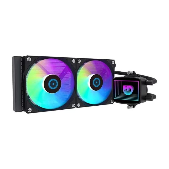 Hiditec LQ240 All-in-One Liquid CPU Cooler 12 cm Black 1 piece(s)