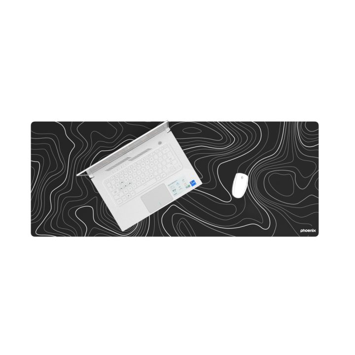 Phoenix Technologies Phoenix Stratos Desk Mat for Mouse Black 90 x 40…