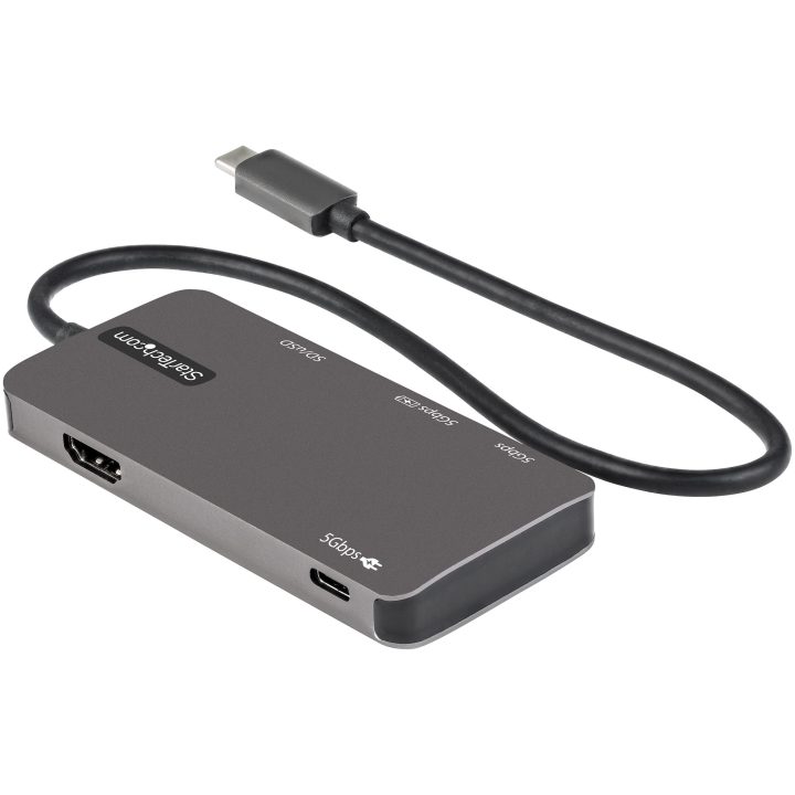 StarTech.com Adaptador Multipuertos USB C - USB C a HDMI 4K - Entrega…