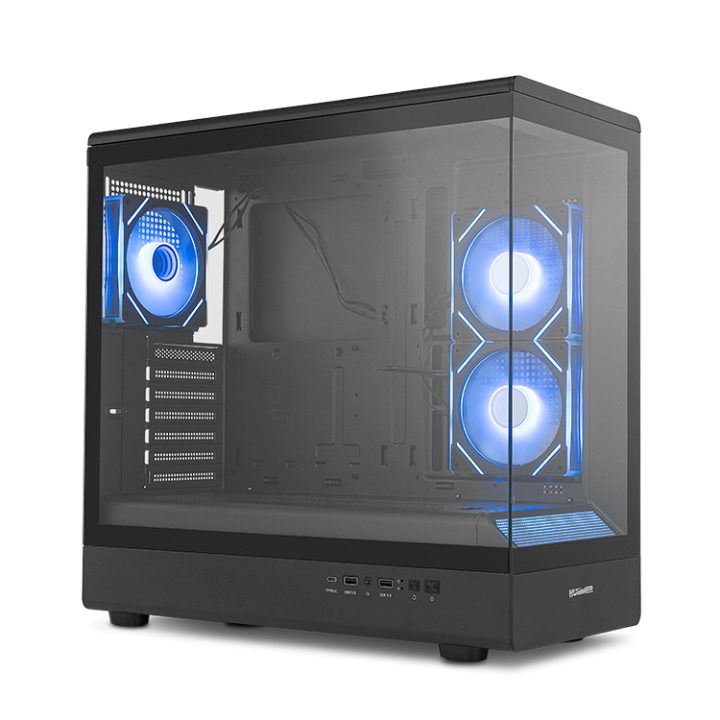 NOX Semitorre HUMMER SIGNAL Frameless ARGB Preto (NXHUMMERSIGNALBK)