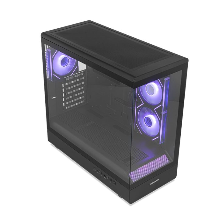 NOX Semitorre HUMMER SIGNAL Frameless ARGB Negro (NXHUMMERSIGNALBK)