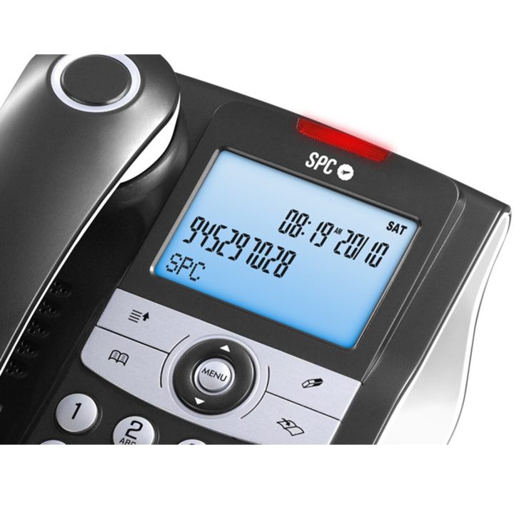 SPC 3804N Telefone ELEGANCE ID 70M ML ID LCD Preto