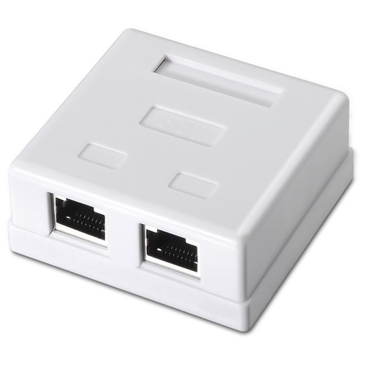 AISENS A139-0304 caixa de conexões de rede Cat6 Branca