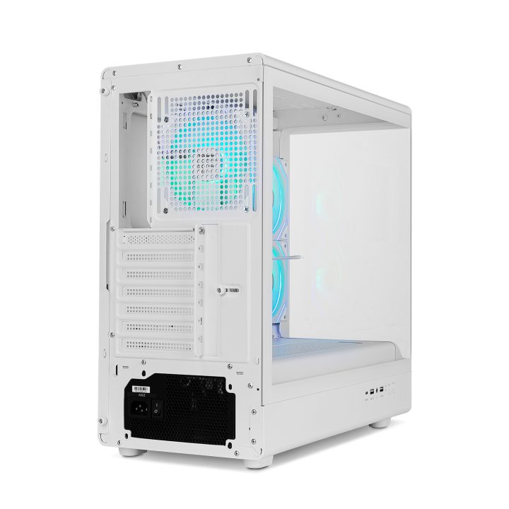 NOX Mid-Tower HUMMER SIGNAL Frameless ARGB White (NXHUMMERSIGNALWH)