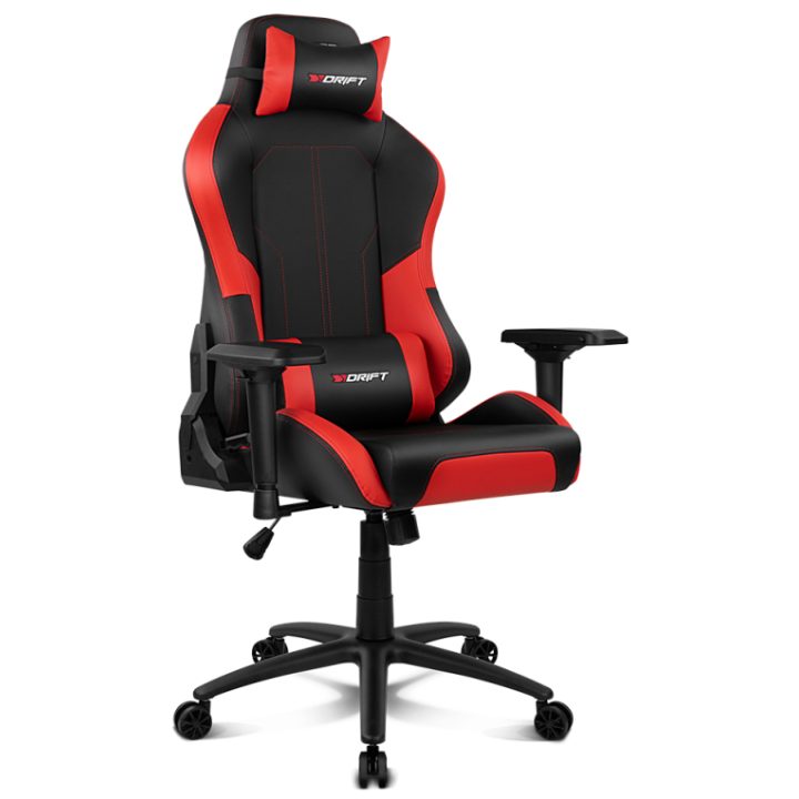 Drift DR250 PC Gaming Chair Padded Upholstered Seat Black, Red…
