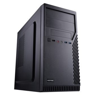 Hiditec CHA010012 Micro Tower PC Case Black