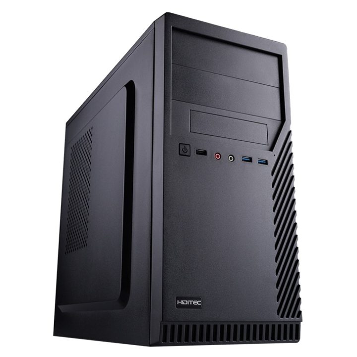 Hiditec CHA010012 Micro Tower PC Case Black