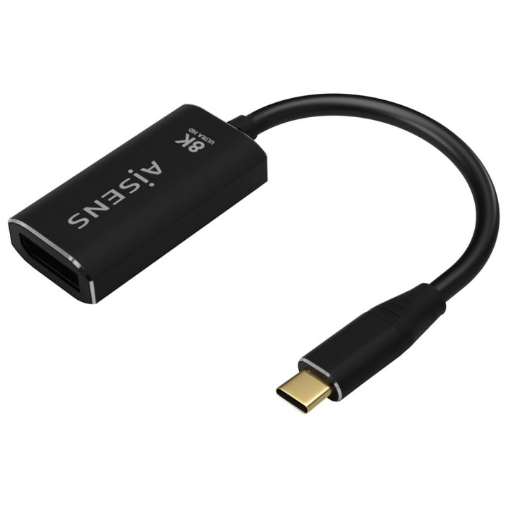 AISENS Conversor em Alumínio USB-C para DisplayPort 8K@60Hz…