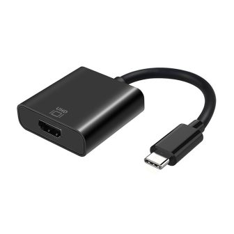 AISENS USB-C to HDMI 4K@60Hz Converter, USB-C/M-HDMI/H, Black, 15cm