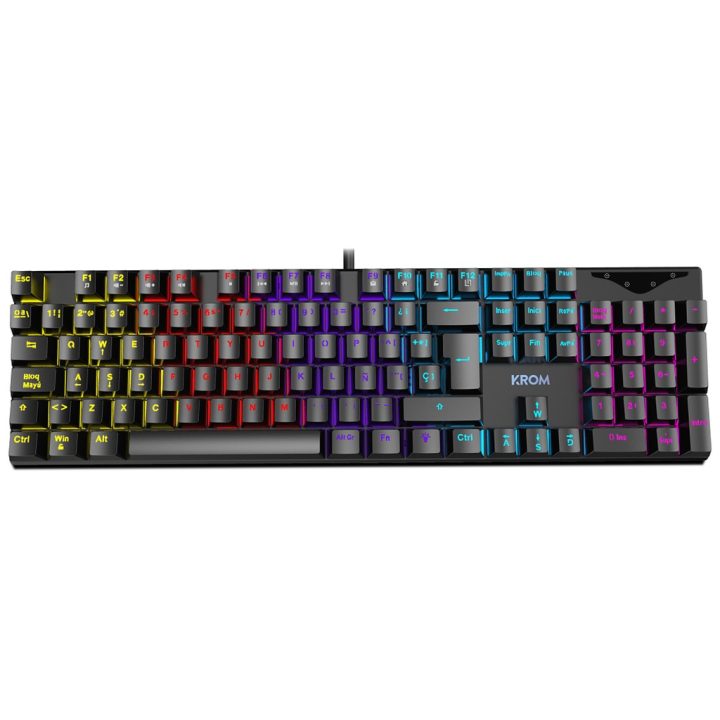 Teclado gaming Krom kasic Cabo USB Completo (100%) Português…