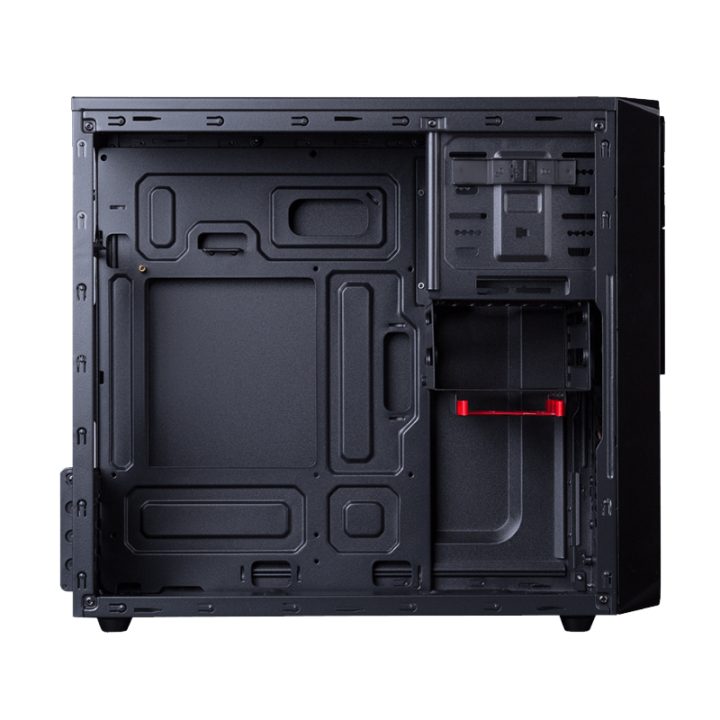 Hiditec CHA010012 Micro Tower PC Case Black