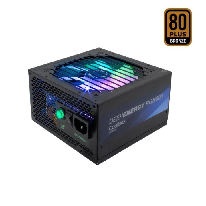 Coolbox Gaming Power Supply 600 W 80+Bronze (DG-PWS600-MRBZ)
