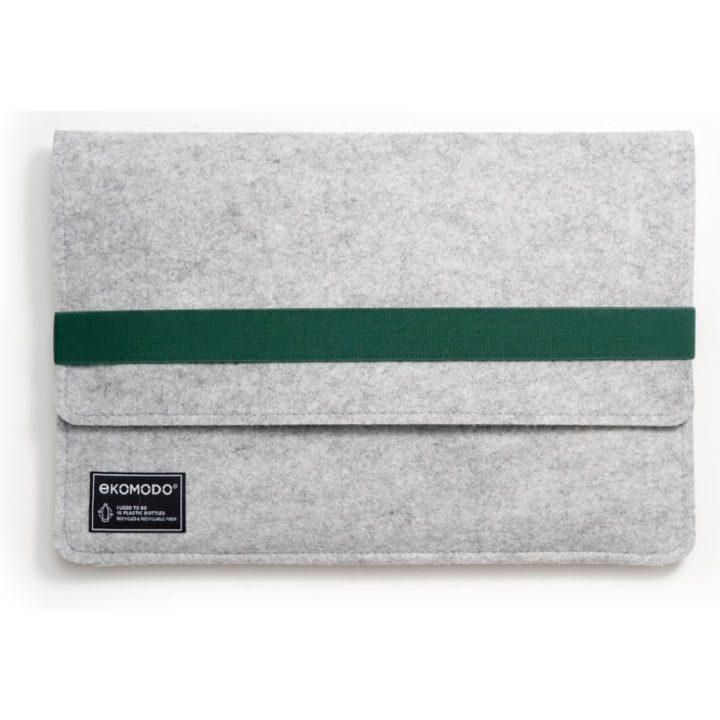 EKOMODO HR-004 maletines para portátil 13" Funda Verde, Gris