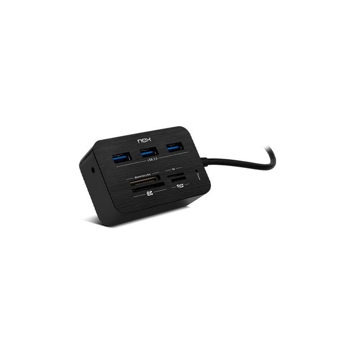 Card reader + USB 3.0 hub NOX reader one (NXLITERDRONE)