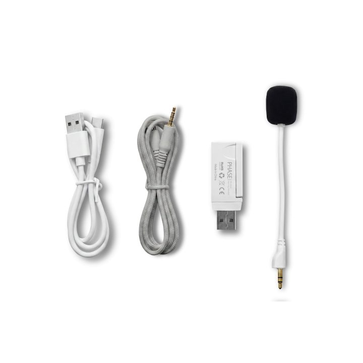 Auscultadores de diadema sem fios e com fio Krom Phase (NXKROMPHASEWH)