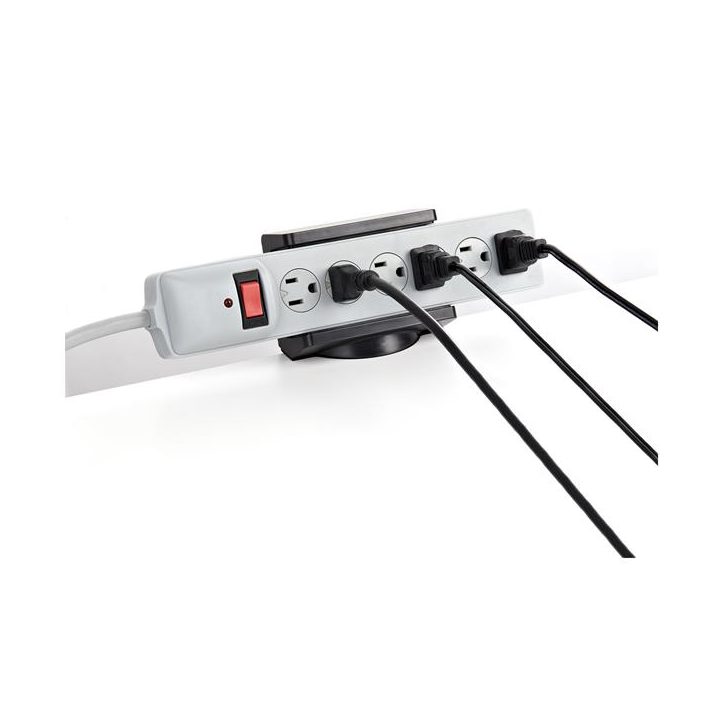 StarTech.com Adjustable Power Strip Clamp Mount - Black