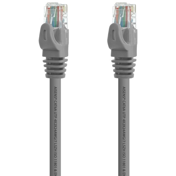 AISENS A145-0326 cable de red Gris 1 m Cat6a U/UTP (UTP)
