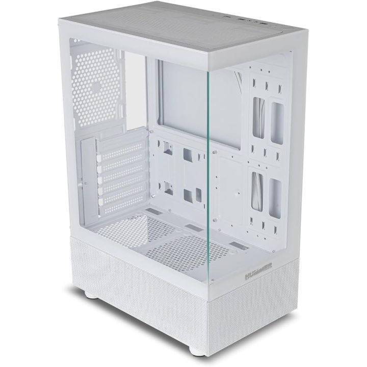NOX caixa ATX Hummer Vision. semitorre compacta. USB 3.0. branca…