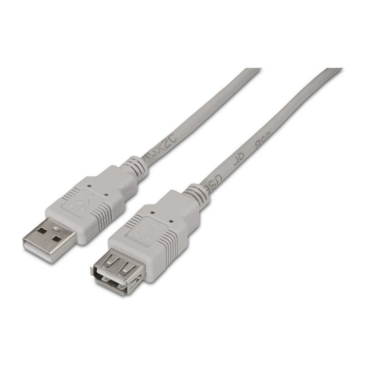 AISENS A101-0012 USB 2.0 Cable 1 m USB-A Beige