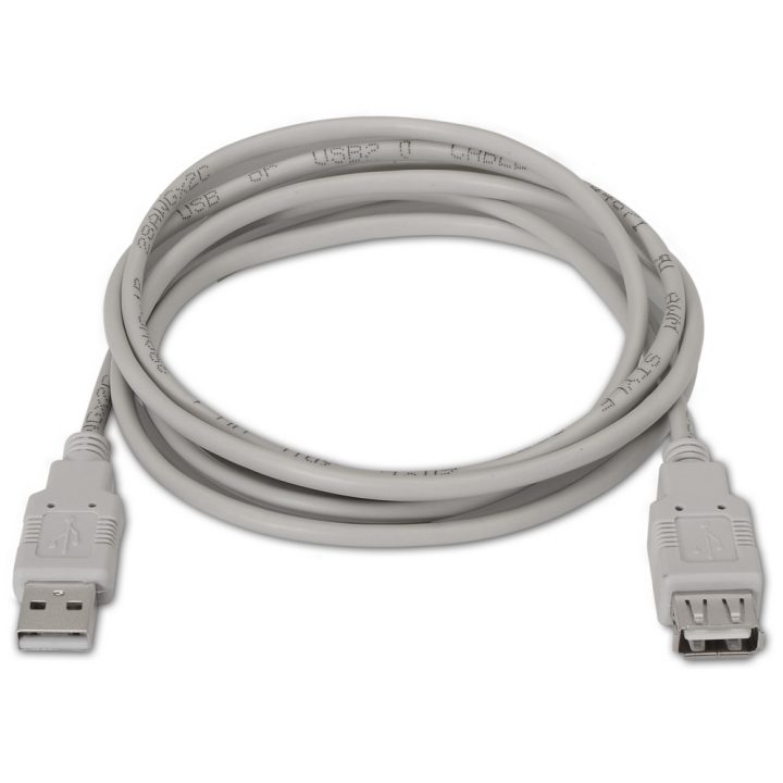 AISENS A101-0012 cable USB USB 2.0 1 m USB A Beige