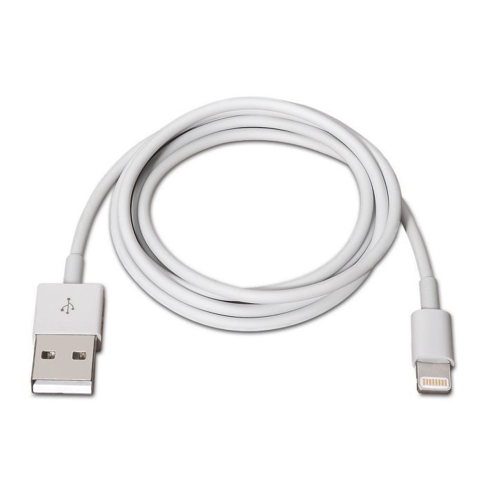 AISENS A102-0035 cabo de conector Lightning 1 m Branco