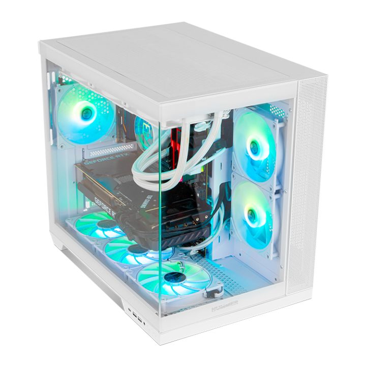 Torre ATX NOX hummer astra neo cristal t. wh (NXHUMMERASTRANEOWH)