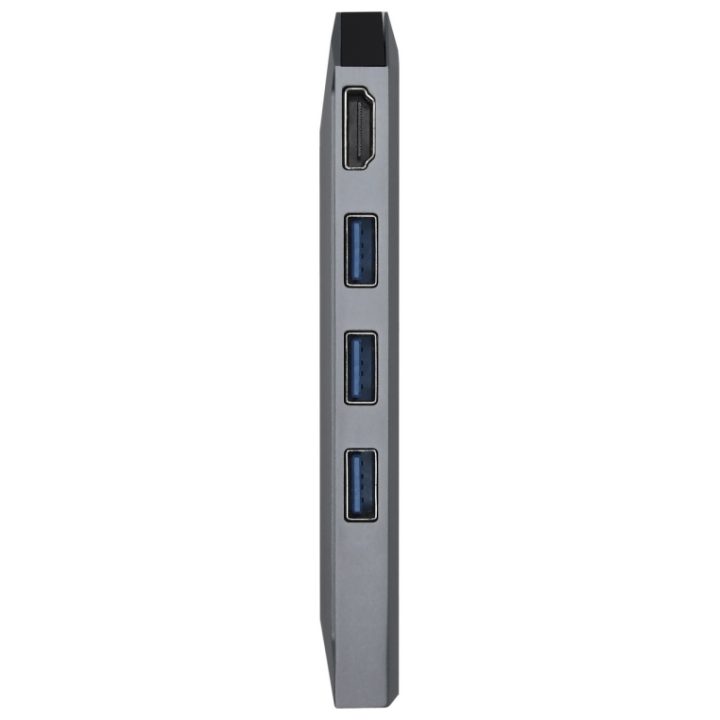 AISENS USB-C dock 8 en 1, USB-C a 1xHDMI, 1xRJ45, 3xUSB, 1xPD, 1xSD…