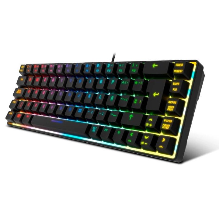 Teclado gaming Krom Kalista USB Cabo USB Mini (NXKROMKALISTASP)