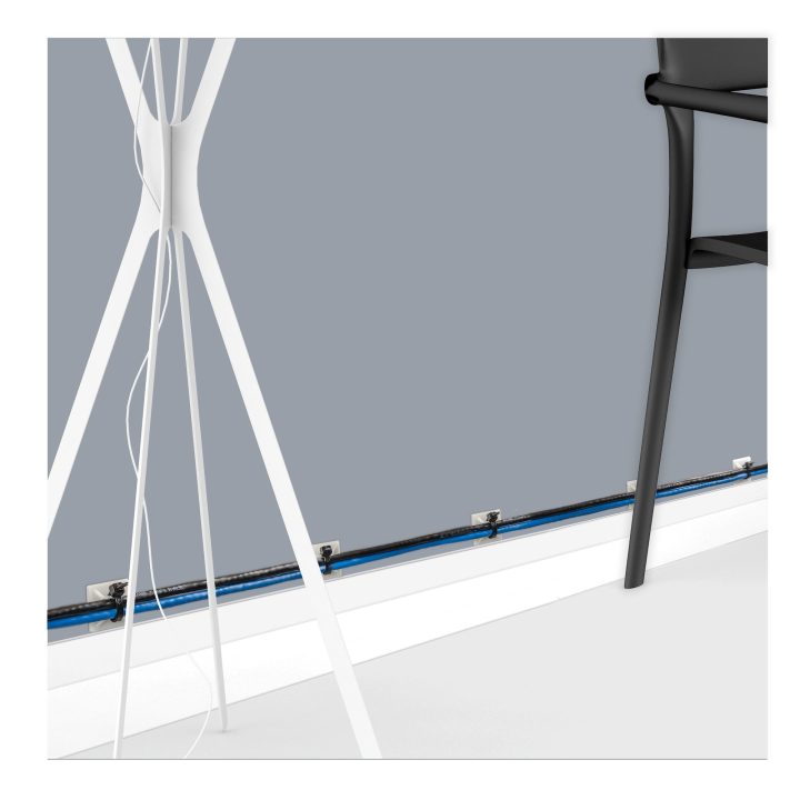 StarTech.com Paquete de 100 Soportes con Cinta Adhesiva para Bridas…